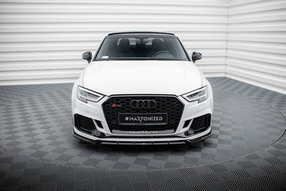 Maxton Design Frontlippe Audi RS3 Limousine 8V Facelift V.3 2016-2020 - Frontsplitter Audi RS3 Limousine