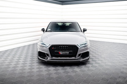 Maxton Design Frontsplitter Audi RS3 8V FL Sportback V.4 2016 - 2020 - Frontsplitter Audi RS3 8V