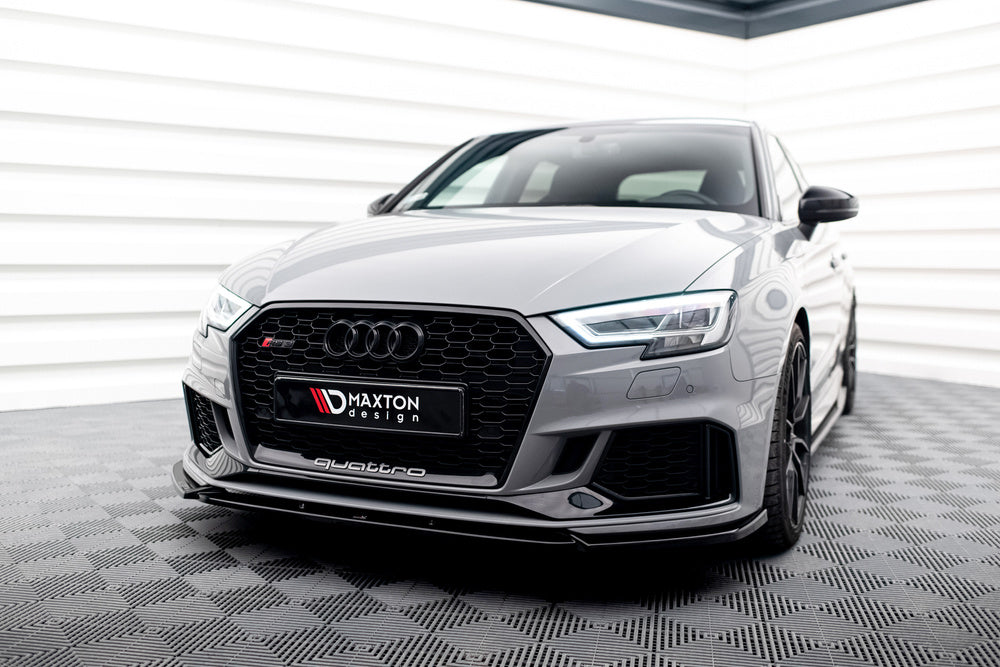 Maxton Design Frontsplitter Audi RS3 8V FL Sportback V.4 2016 - 2020 - Frontsplitter Audi RS3 8V