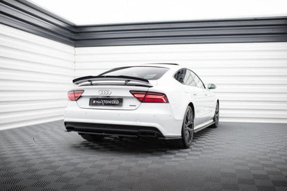 Maxton Takapuskurin lippa AUDI A7 S-LINE (FACELIFT) (w/ vertical bars)