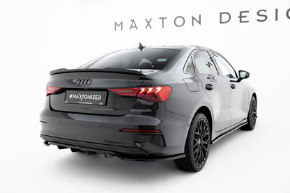 Maxton Design Hecksplitter Audi A3 Limousine 8Y 2020-2024 (mit vertikalen Streben)