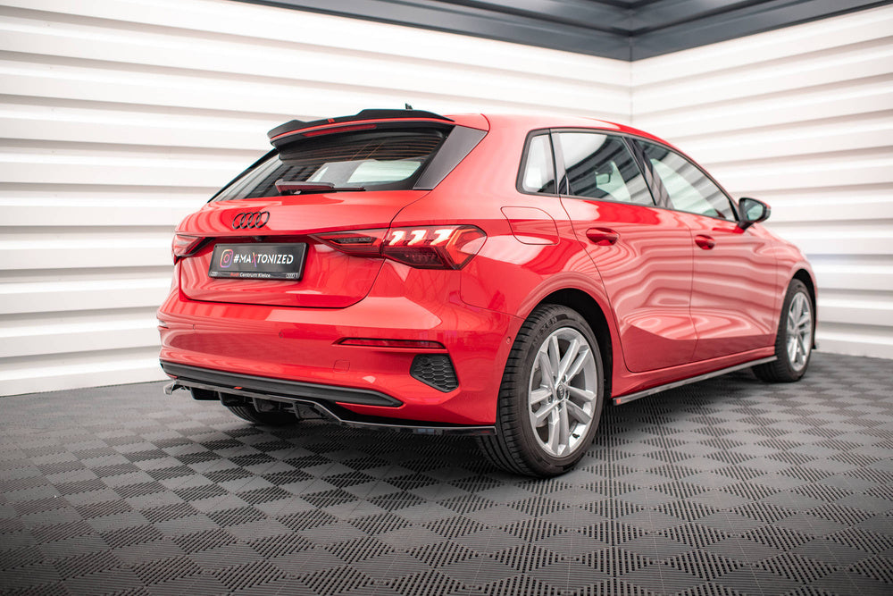 Maxton Design Hecksplitter Audi A3 Sportback 8Y 2020-2024 (mit vertikalen Streben)