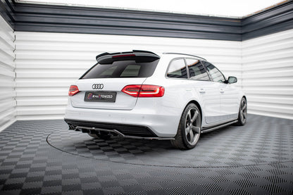 Maxton Hecksplitter Audi A4 Competition B8 Facelift 2011-2015 (mit vertikalen Streben)