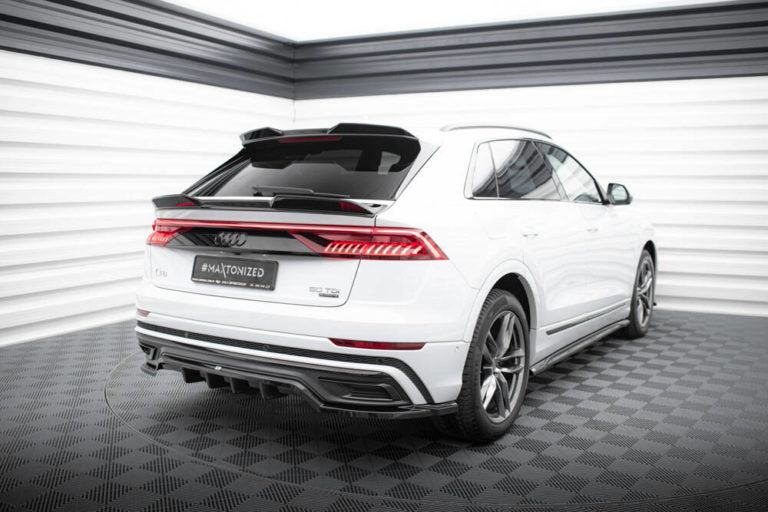 Maxton Takapuskurin lippa Audi Q8 S-Line Mk1 2018-2023 (w/ vertical bars)