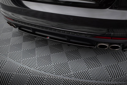 Maxton Design Hecksplitter Audi S4 B9 Facelift 2019-2024 (mit vertikalen Streben)