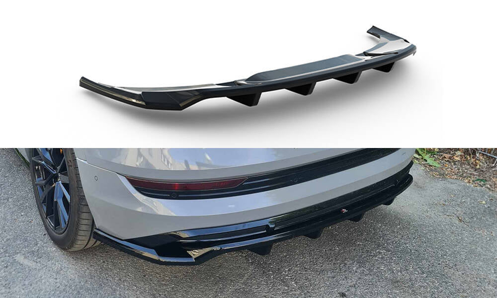 Maxton Takapuskurin lippa  Audi e-Tron S-Line 2018-2022 (w/ vertical bars)