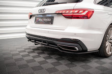 Maxton Design Hecksplitter Audi A4 S-Line B9 Facelift 2019-2024 (mit vertikalen Streben)