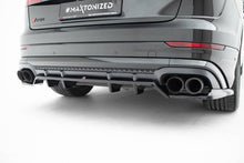 Maxton Takapuskurin lippa Audi SQ8 / Q8 S-Line Mk1 Facelift 2023 - (w/ vertical bars)