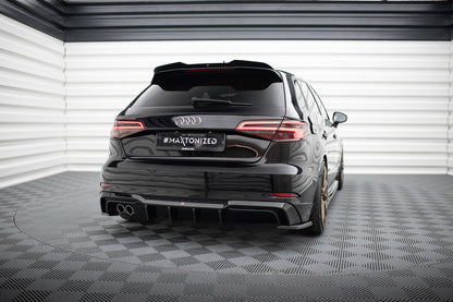 Maxton Design Heckdiffusor Audi A3 S-Line Sportback (Version mit zwei Auspuffrohren auf einer Seite)