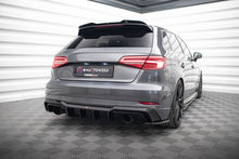 Maxton Design Heckdiffusor Audi A3 S-Line Sportback 8V Facelift (Version mit einem Auspuffrohr auf beiden Seiten)