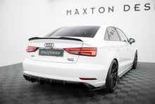Maxton Design Heckdiffusor Audi A3 Limousine 8V Facelift (Version mit zwei Auspuffblenden auf einer Seite)