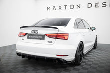 Maxton Design Heckdiffusor Audi A3 Limousine 8V Facelift (Version mit einem Auspuffendrohr auf beiden Seiten)