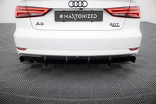 Maxton Design Heckdiffusor Audi A3 Limousine 8V Facelift (Version mit einem Auspuffende auf einer Seite)