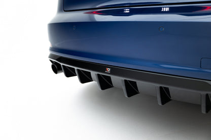 Maxton Design Heckdiffusor Audi A3 Limousine 8V (Version mit einem Auspuffendrohr auf beiden Seiten)
