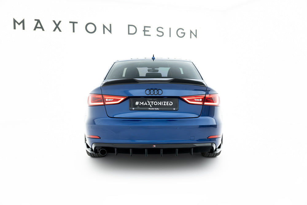 Maxton Design Heckdiffusor Audi A3 Limousine 8V (Version mit einem Auspuffende auf einer Seite)