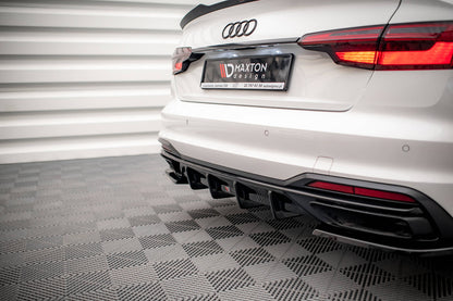 Maxton Design Heckdiffusor Audi A4 B9 Facelift 2019-2024