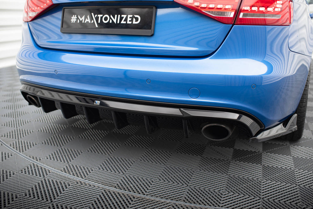 Maxton Design Heckdiffusor Audi A4 S-Line Limousine / Avant B8 2008 - 2011
