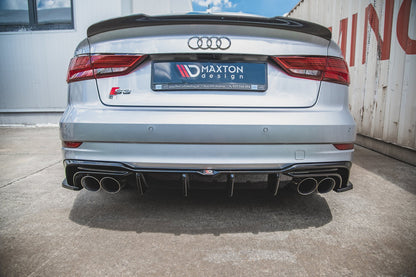 Maxton Design Heckdiffusor Audi S3 Limousine 8V Facelift 2016 - 2020