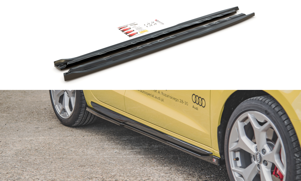 Maxton Design Seitenschweller Audi A1 S-Line GB 2018 - / Seitenschweller Audi A1 S-Line