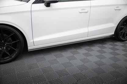 Maxton Design Seitenschweller Audi A3 Limousine 8V 2016 - 2020 - Seitenschweller Audi A3 Limousine 8V