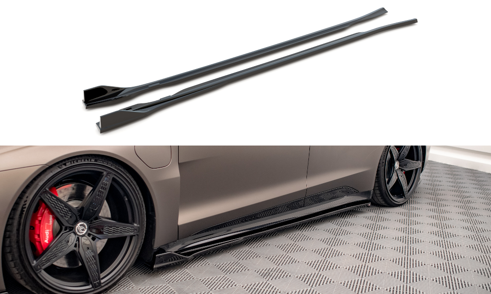 Maxton Sivuhelman siivekkeet V.2 Audi e-Tron GT / RS GT Mk1 2021 -
