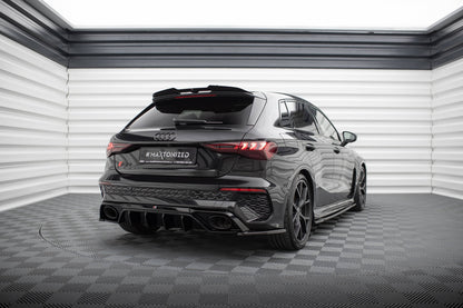 Maxton Design Heckspoiler Audi RS3 / S3 / A3 S-Line Sportback 8Y / 8Y Facelift V.2 2020-2024