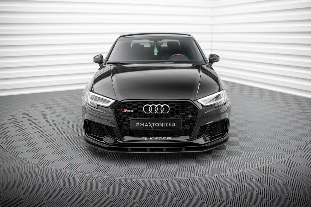 Maxton Design Frontlippe Audi RS3 Limousine 8V Facelift 2017 – 2020 – Street Pro Frontsplitter Audi RS3 Limousine