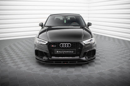 Maxton Design Frontlippe Audi RS3 Limousine 8V Facelift 2017 – 2020 – Street Pro Frontsplitter Audi RS3 Limousine