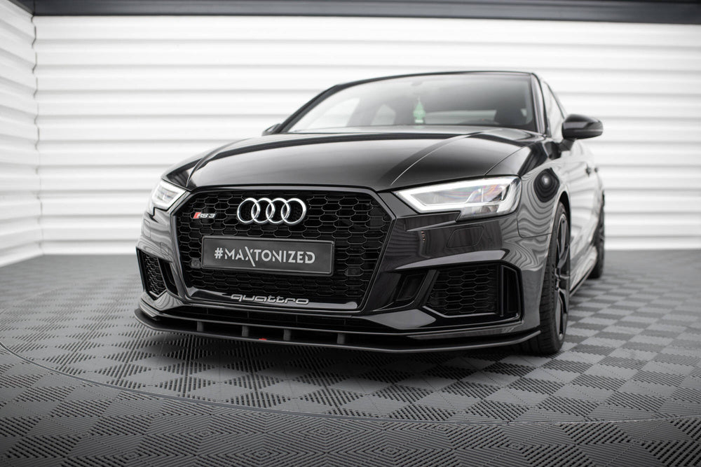 Maxton Design Frontlippe Audi RS3 Limousine 8V Facelift 2017 – 2020 – Street Pro Frontsplitter Audi RS3 Limousine