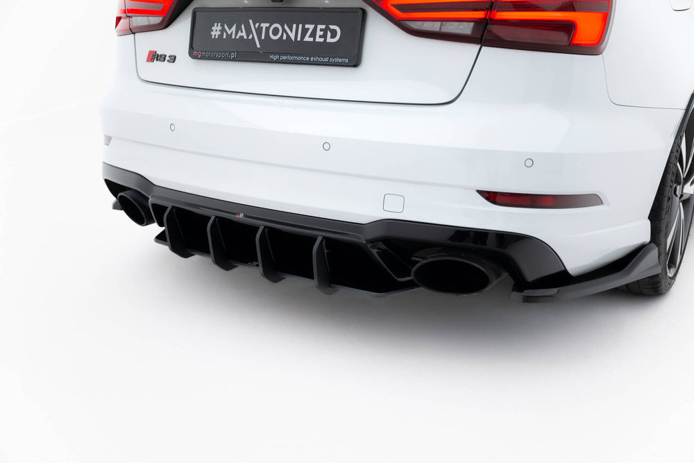 Maxton Design Street Pro Heckdiffusor Audi RS3 Limousine 8V Facelift V.2 2017 – 2020