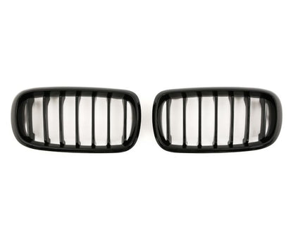 BMW Munuaiset X5 F15 - X6 F16 – BMW Kidney Grille X5 F15 - X6 F16 (2013–2018) / BMW Nierengrill X5 F15 - X6 F16 – Gloss Black M Look