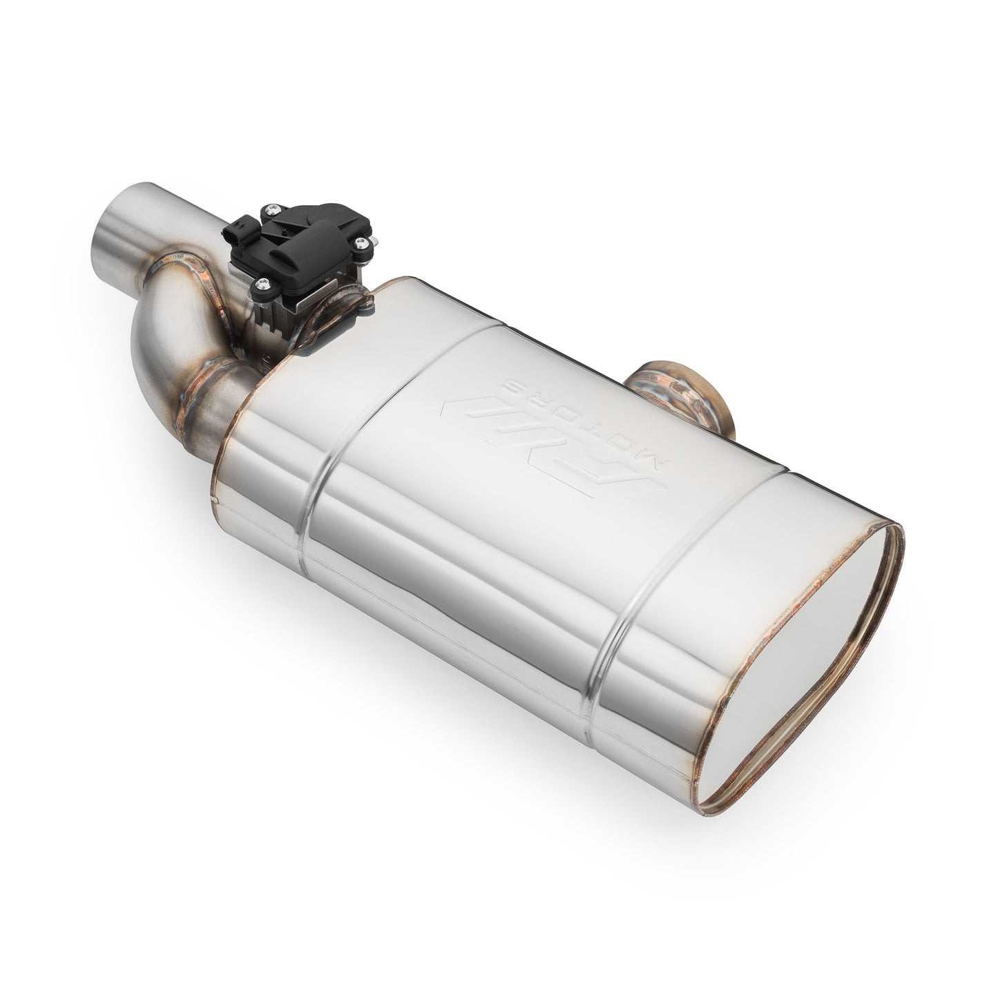 RM Poikittaisten Läpivientien Sport Äänenvaimennin - (With Electric Valve) EV04